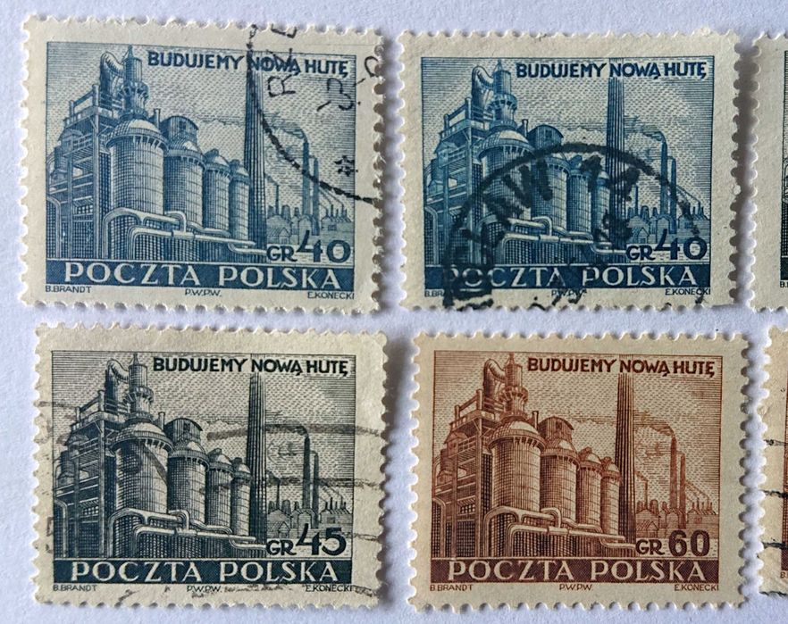 Poczta Polska - Znaczek pocztowy numer: 550, 551, 552, 553.   podwójne