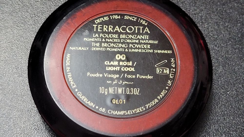 Guerlain Terracotta Bronzing Powder 00 light cool 10g puder brązujący