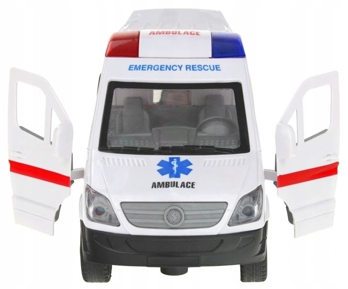 Ambulans Zdalnie Sterowany Karetka Światło Dźwięk -Superzabaweczki-