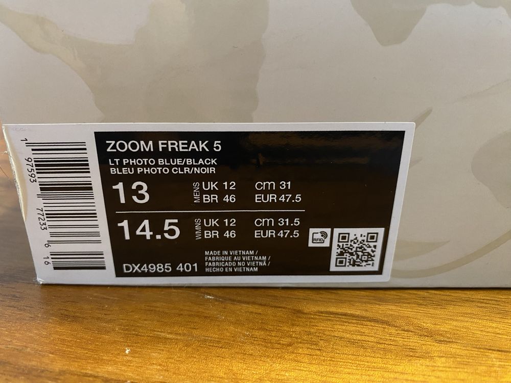 Nowe nike zoom freak 5