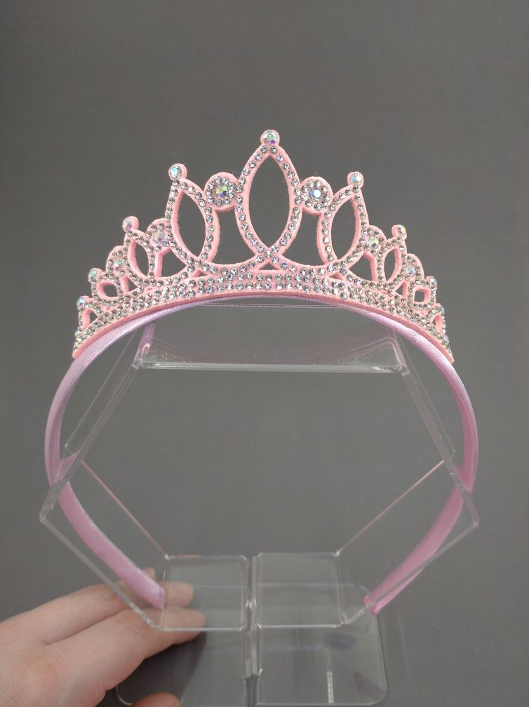 Діадема корона на голову дитяча святкова в садочок для принцеси