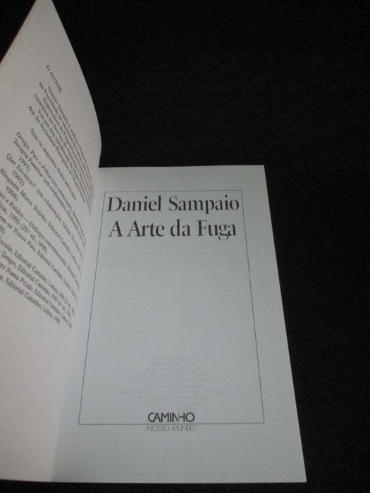 Livro A Arte da Fuga Daniel Sampaio