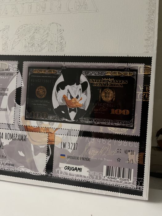 Картина по номерах Скрудж Макдак 40 * 80