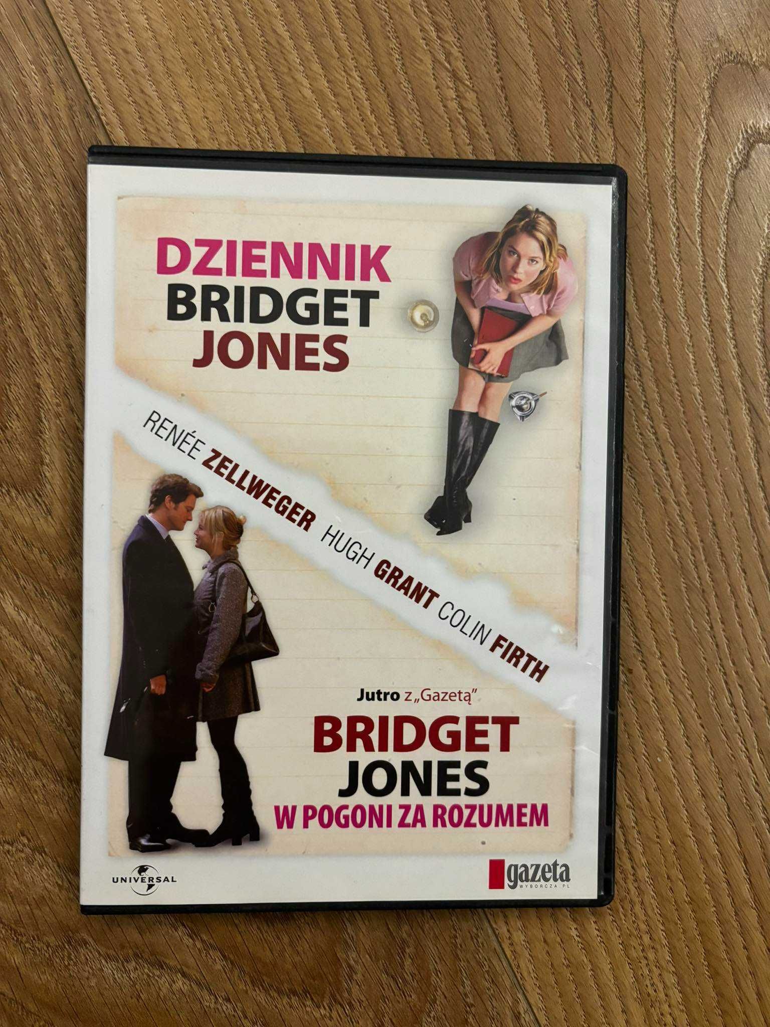 Dvd dwa filmy Bridget Jones w pogoni za rozumiem