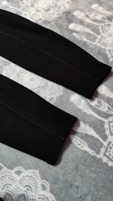 Czarne leginsy eleganckie spodnie damskie Amisu 38 - MODA WIOSNA 2024