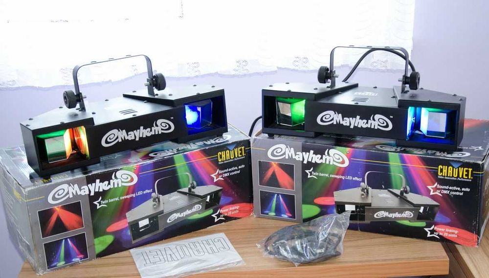 DJ Світломузика сценічне світло Chauvet LED DMX Mayhem 2 штуки
