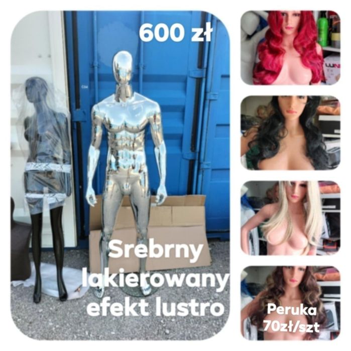 Manekiny damskie  i męskie- różne postawy