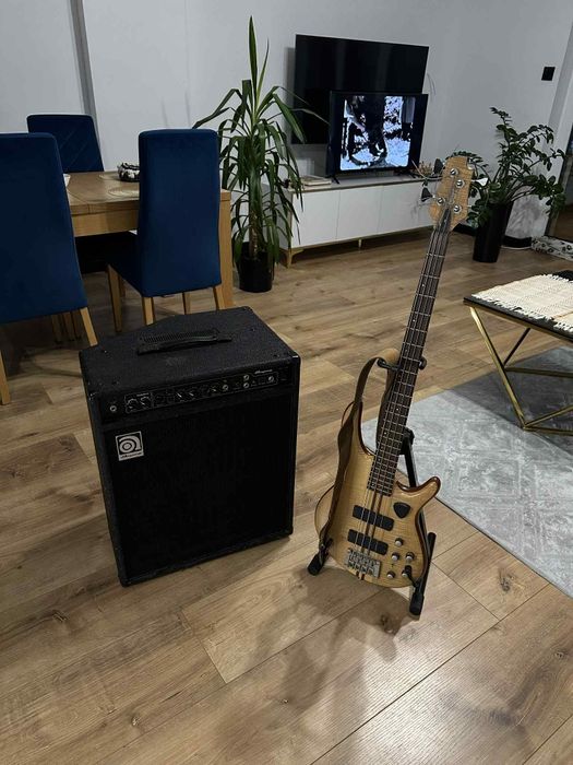 Gitara BAS Cort B4, Pięć Ampeg 150 WAT