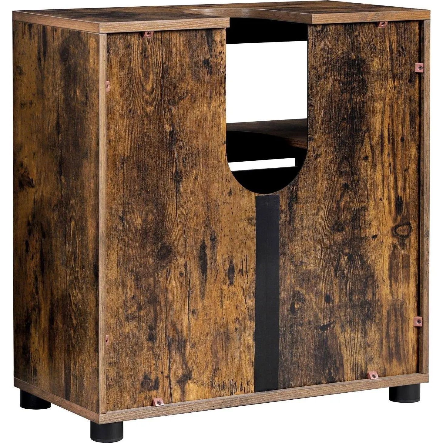 Szafka pod umywalkę rustykalna Loft 60cm półka