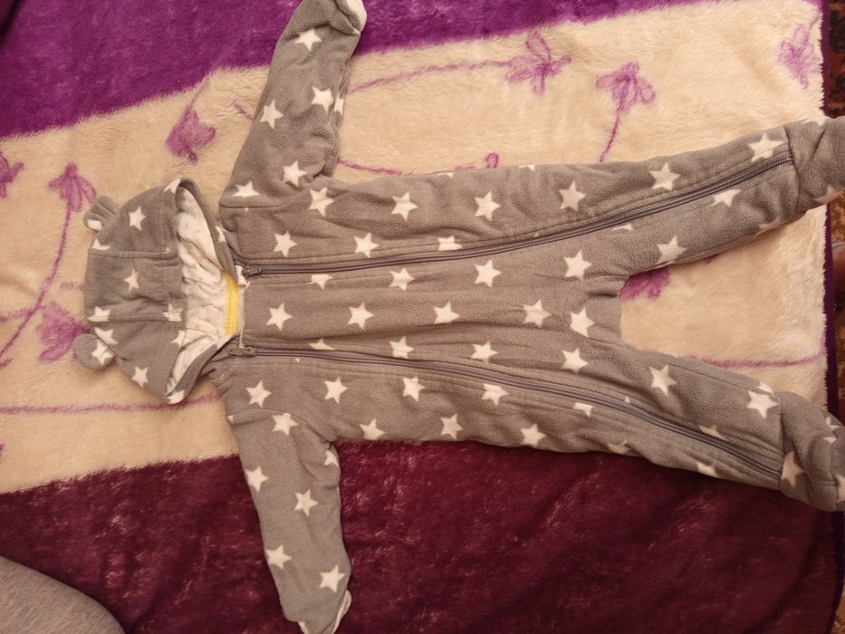 Kombinezon pajacyk ciepły zimowy do wózka