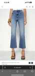 Джинси Zara cropped flare укорочені джинси кльош