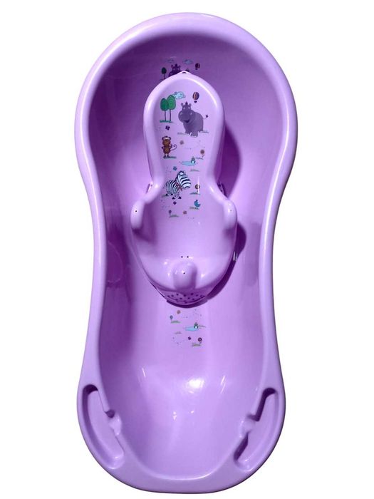 Гірка для купання у ванну анатомічна форма ванна Hippo 100 см ванночка