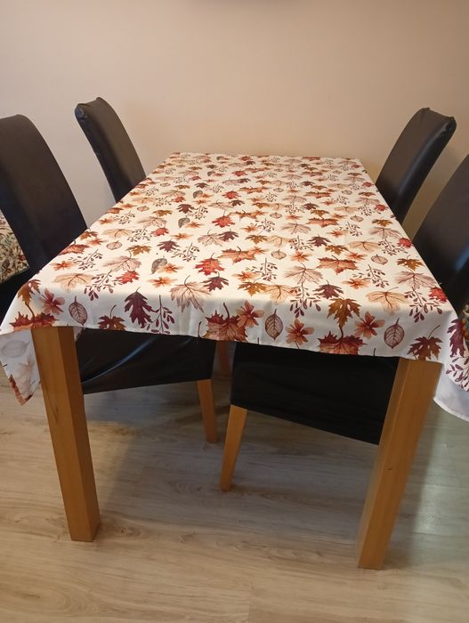 Duży stół + 4 krzesła