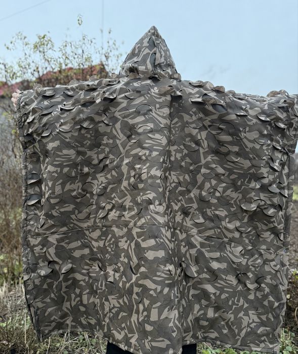 Анти-тепловізор пончо камуфляж осінь захист від тепловізорів