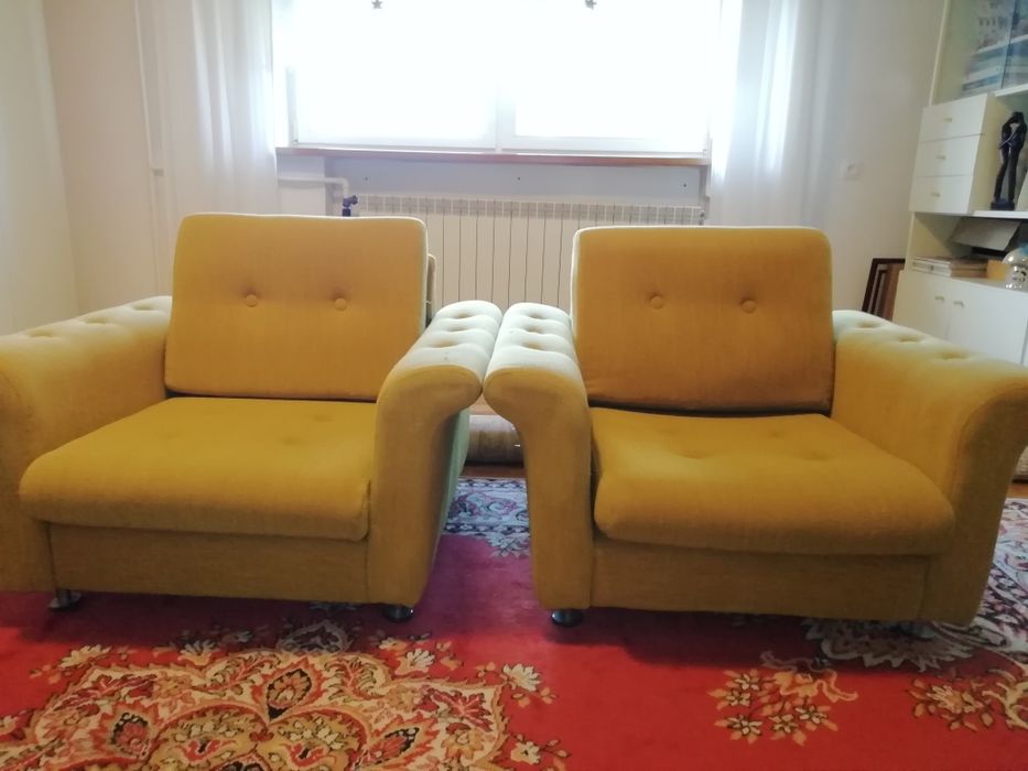 Kanapa +fotele PRL lata 80