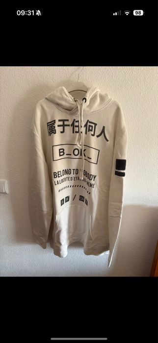 Camisola com capuz XL homem