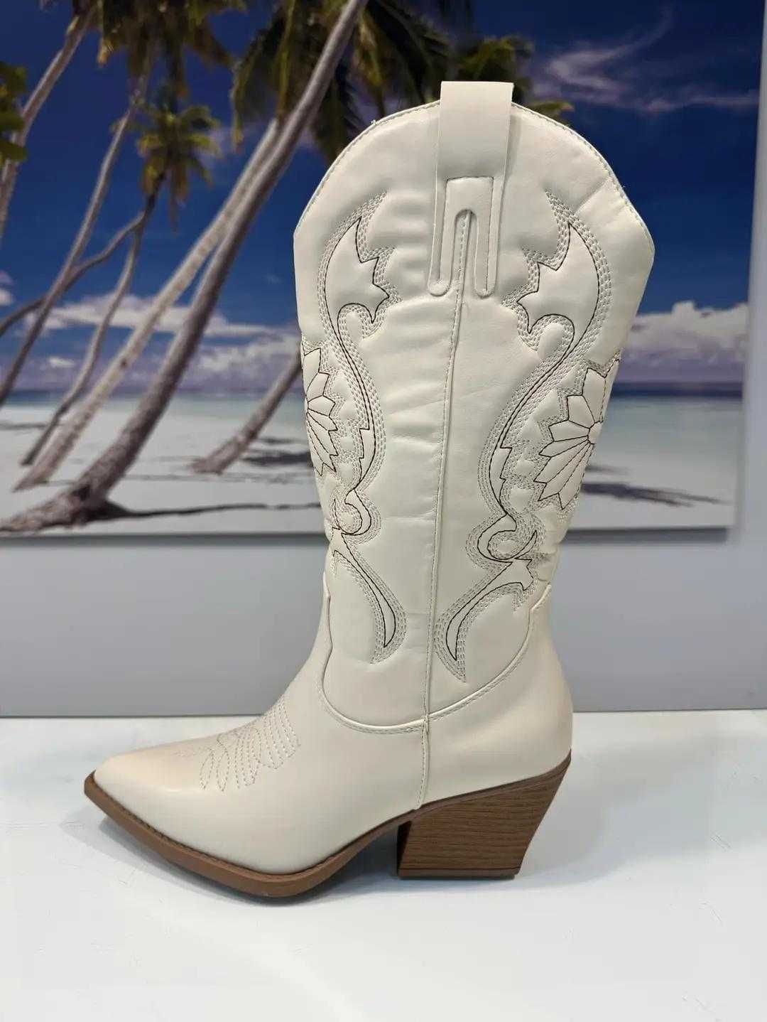 Botas texanas Beige