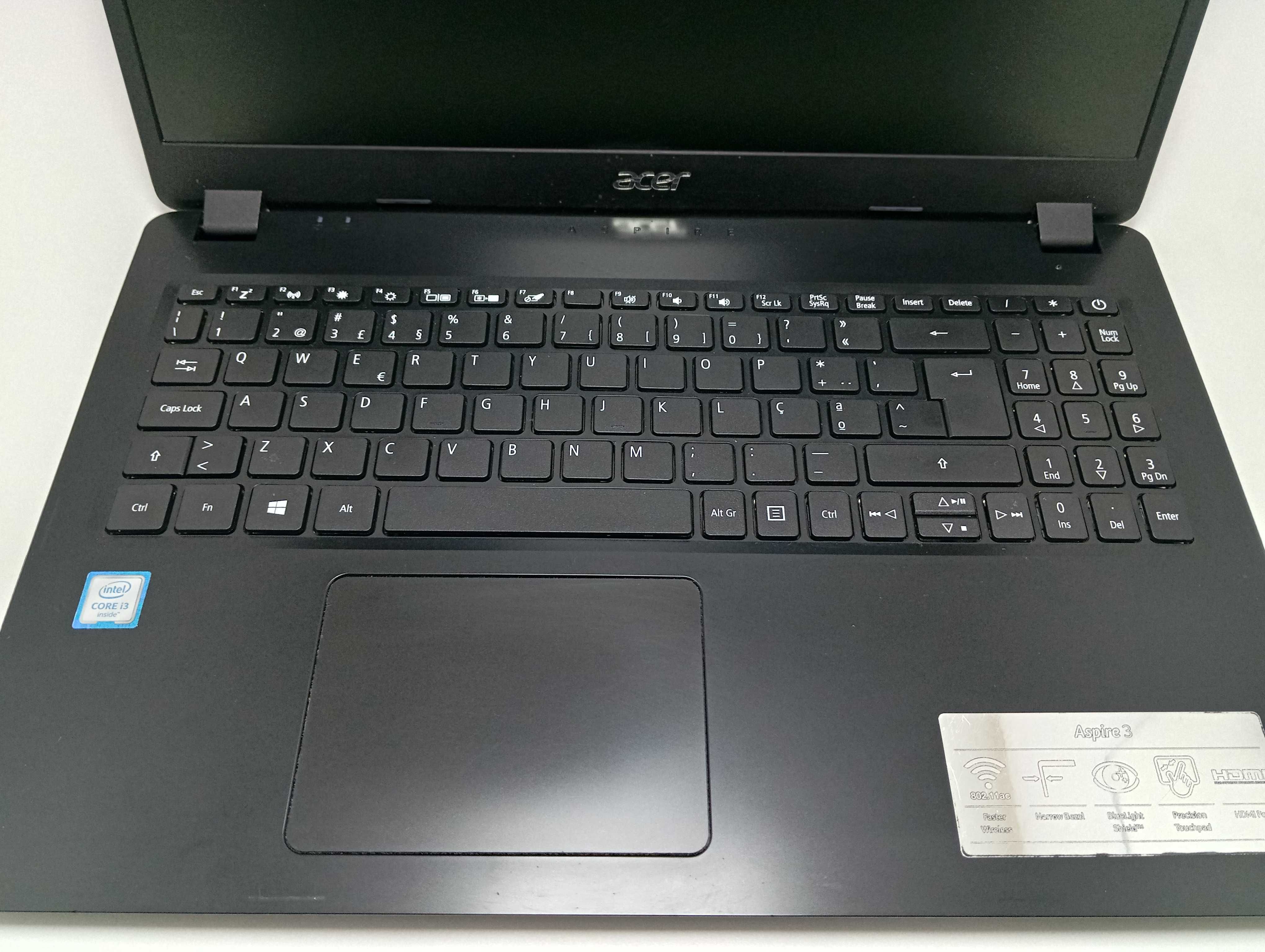Portátil ACER A315-54K - i3 com 4 Gb Memória