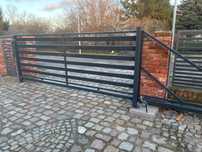 Brama przesuwna 6m +słupy ,rolki ,uchwyty Komplet