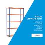 Uniwersalny Regał do Warsztatu Magazynu Garażu Piwnicy Spiżarni MOCNY