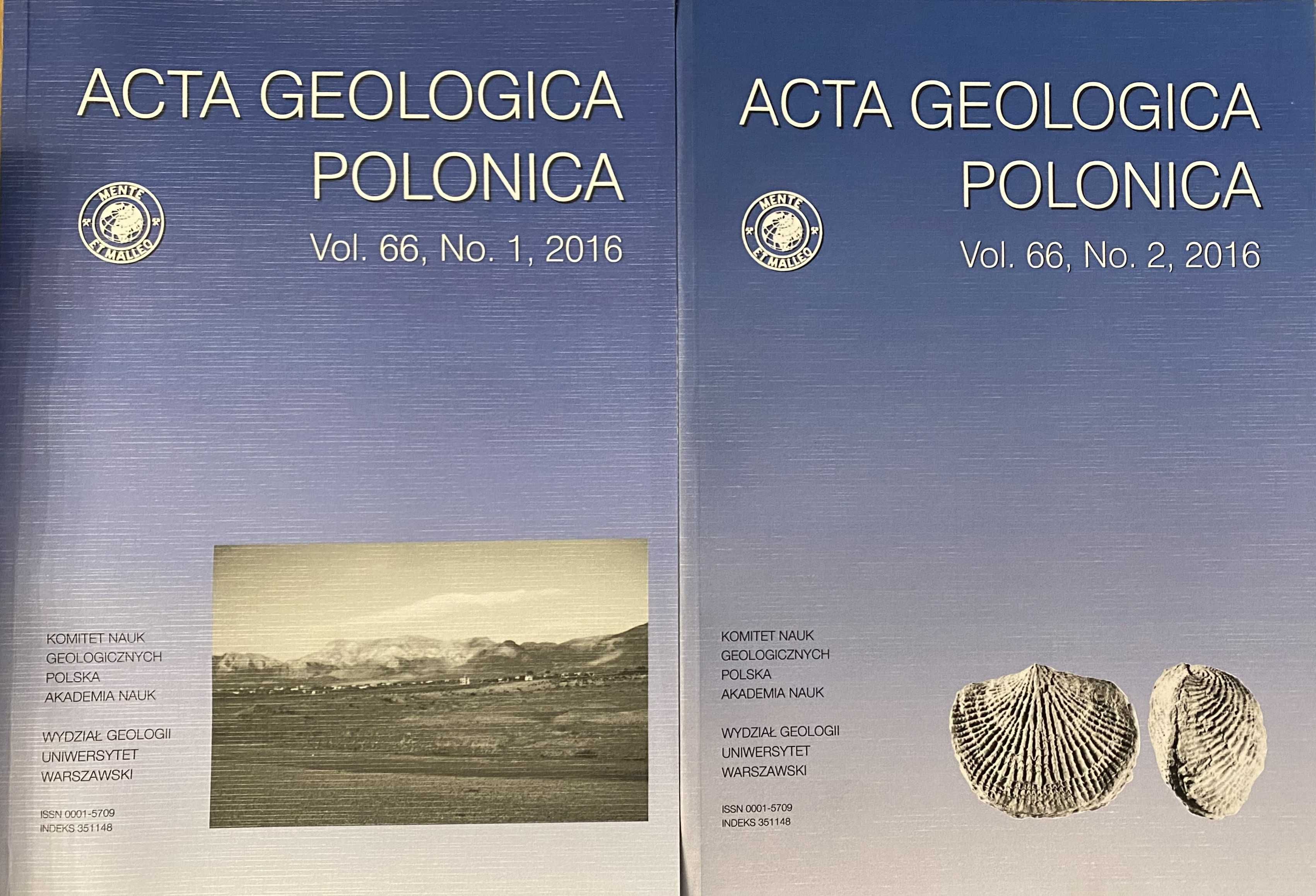 Acta Geologica Polonica 66/2 Frasnian Radlin Syncline Brachiopods stra