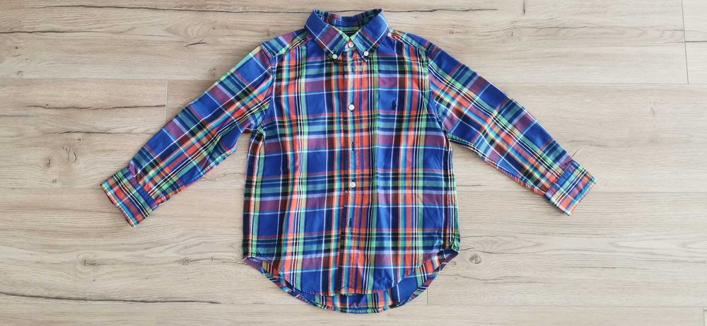 Koszula Polo Ralph Lauren chłopiec dziecko 4/4T ok. 98 / 104 rozmiar
