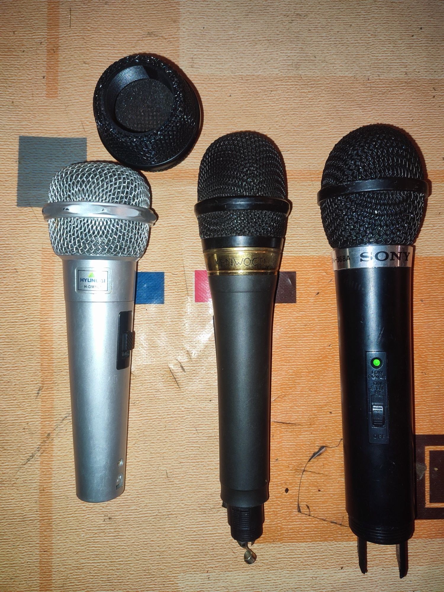 Робочие Микрофоны Динамические Проводные: Sony DM-918,Хюндай,Кенвуд.