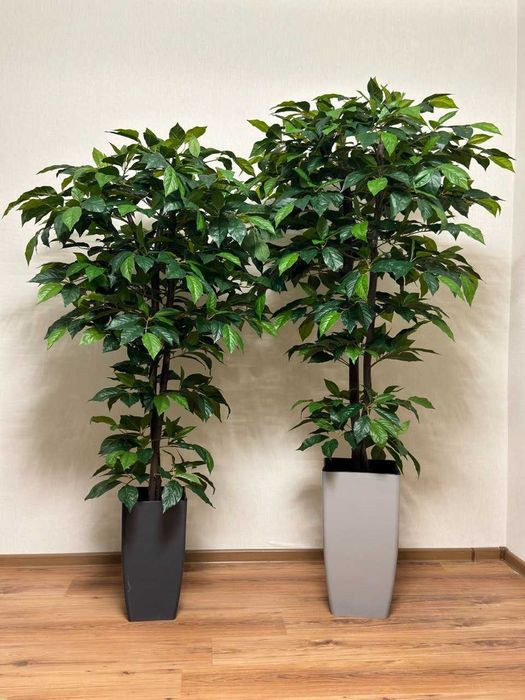 Декоративні штучні дерева вазони рослини