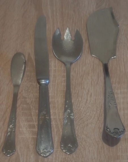 Conjunto de Talheres Vintage em Aço Inoxidável – 78 peças