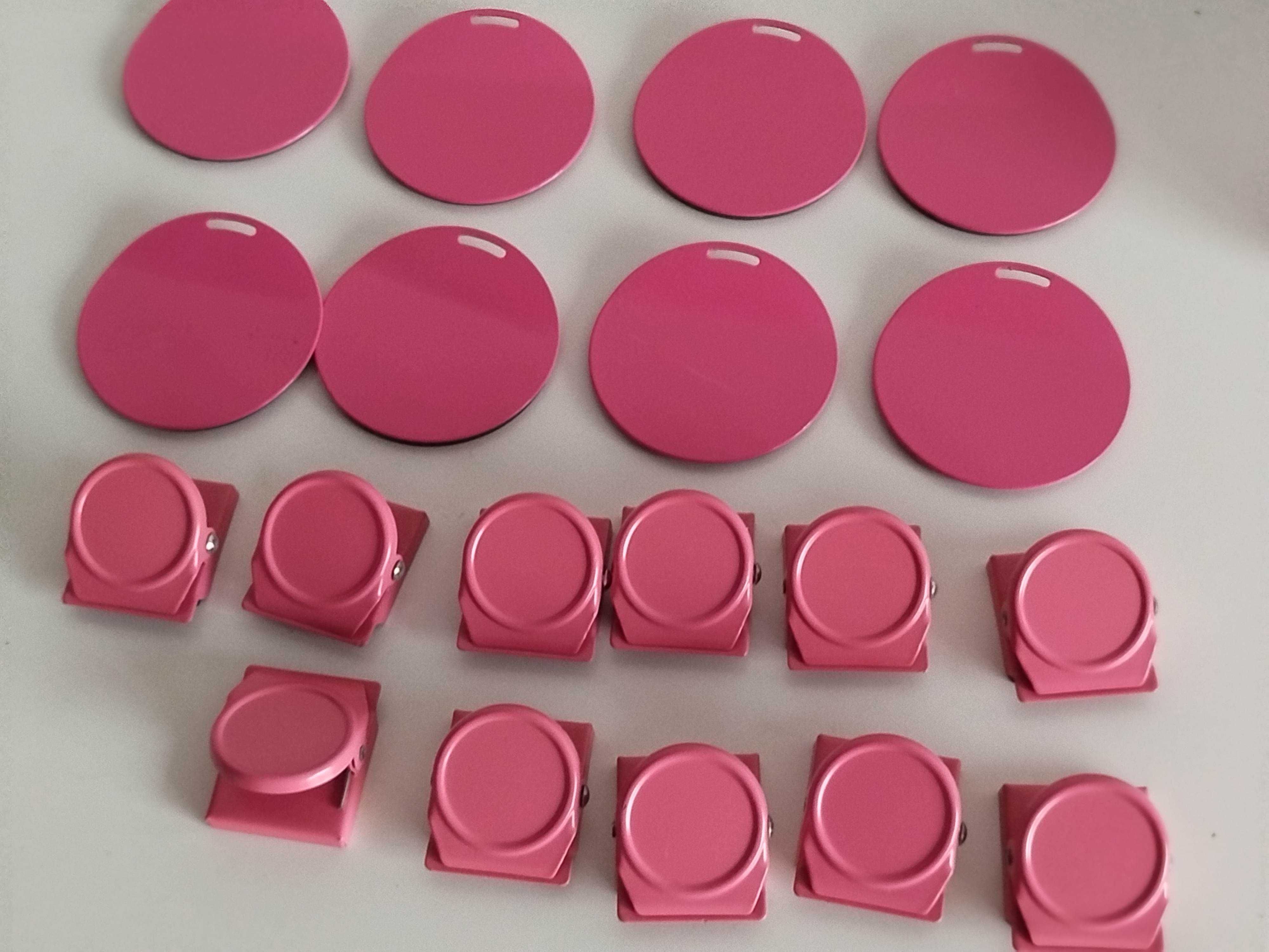 11 sztuk kolorowe metal magnetyczne uchwyt i 8 krugly zacisk magnesy