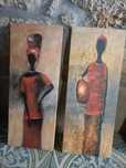 Quadro africano bom estado