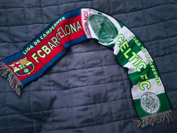 Oryginalny z licencją szalik FC Barcelona - Celtic Glasgow