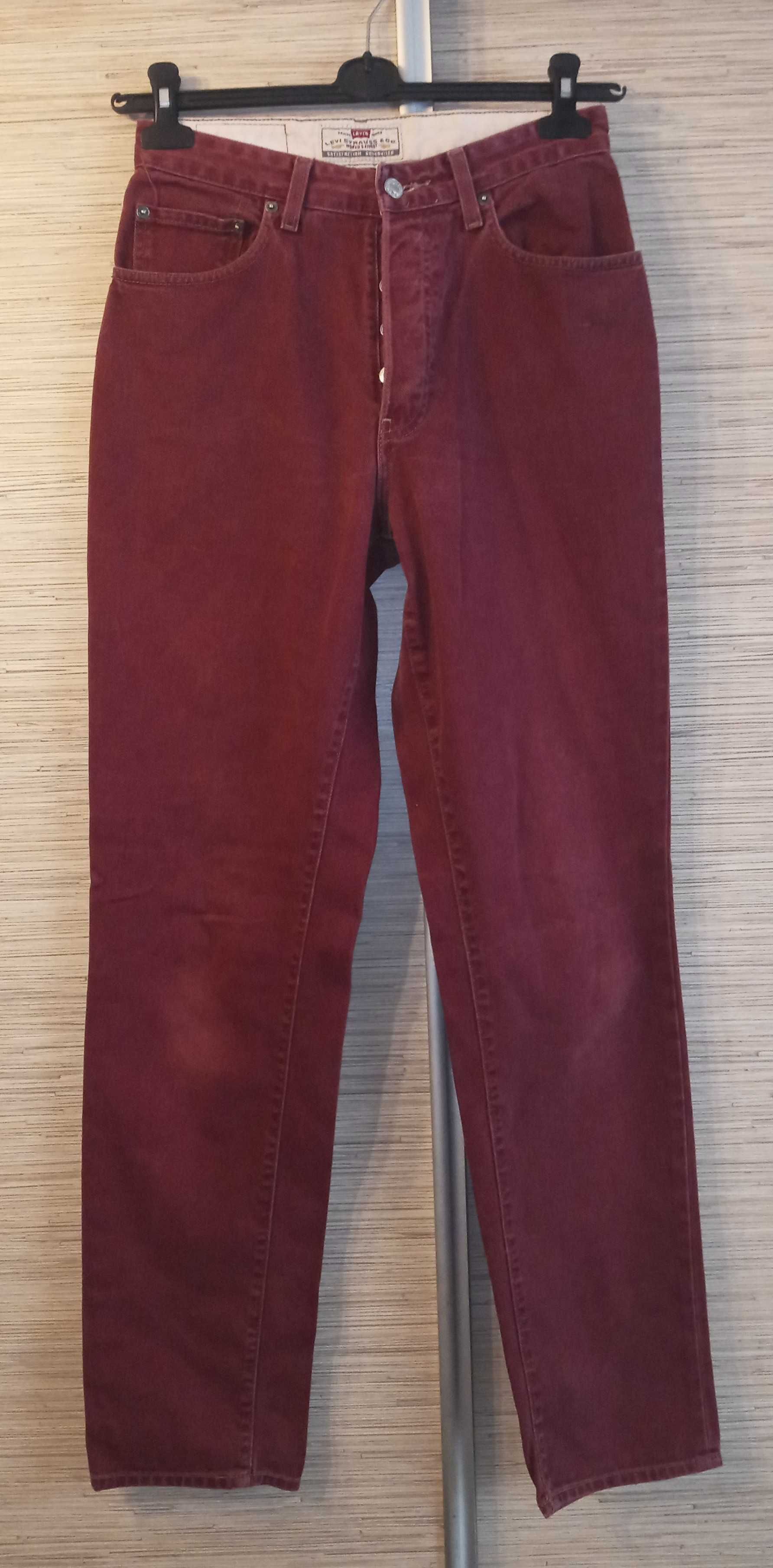 Levis 981 spodnie męskie jeansy Black W 30 L 32
