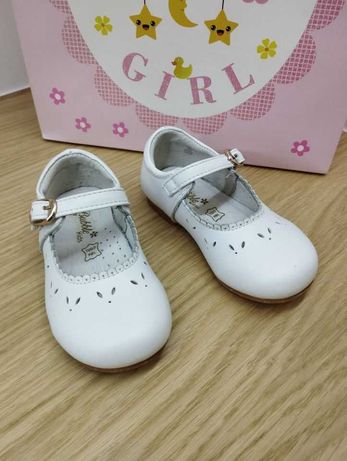 Sapato Cerimónia Branco - Menina