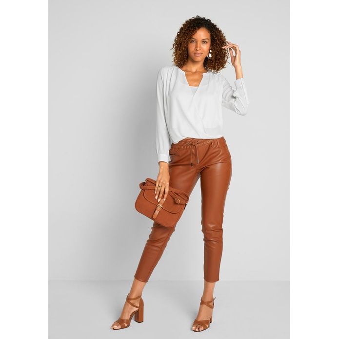 bonprix elegancka kopertowa koszulowa bluzak 50-52