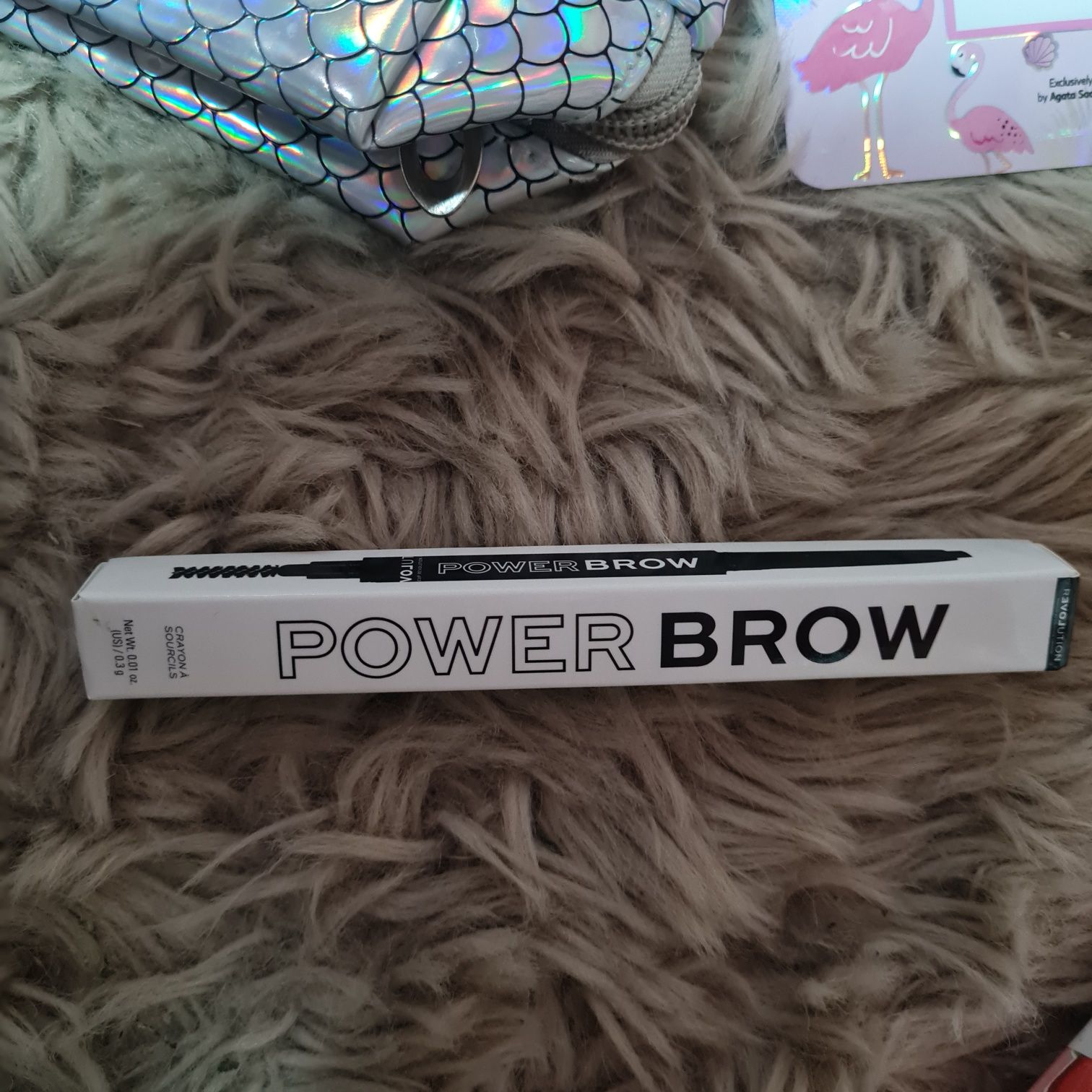 Revolution power brow pomadka i szminka matowa pencil kredka do brwi k