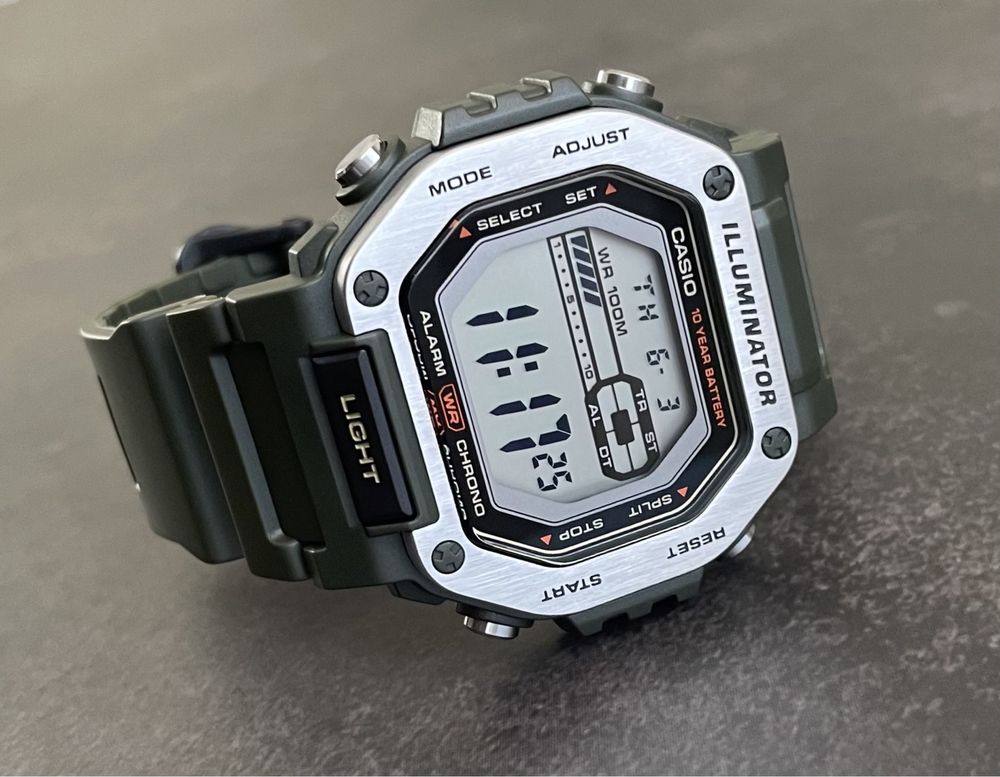 NEW! Годинник чоловічий Casio MWD-110H-3A оригінал illuminator