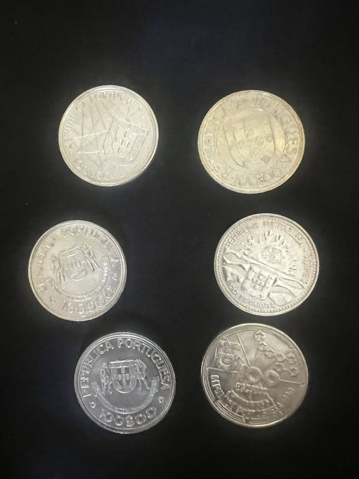 Moedas Varias de 100$ Serie Descobrimentos Portugueses