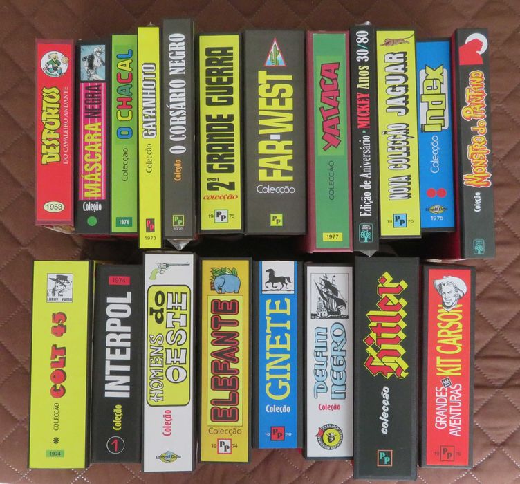 COLEÇÕES completas com Capas ou só Capas para BD (desde 25€/cada)