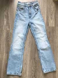 Spodnie Bershka 34/xs cropped flare jeansy