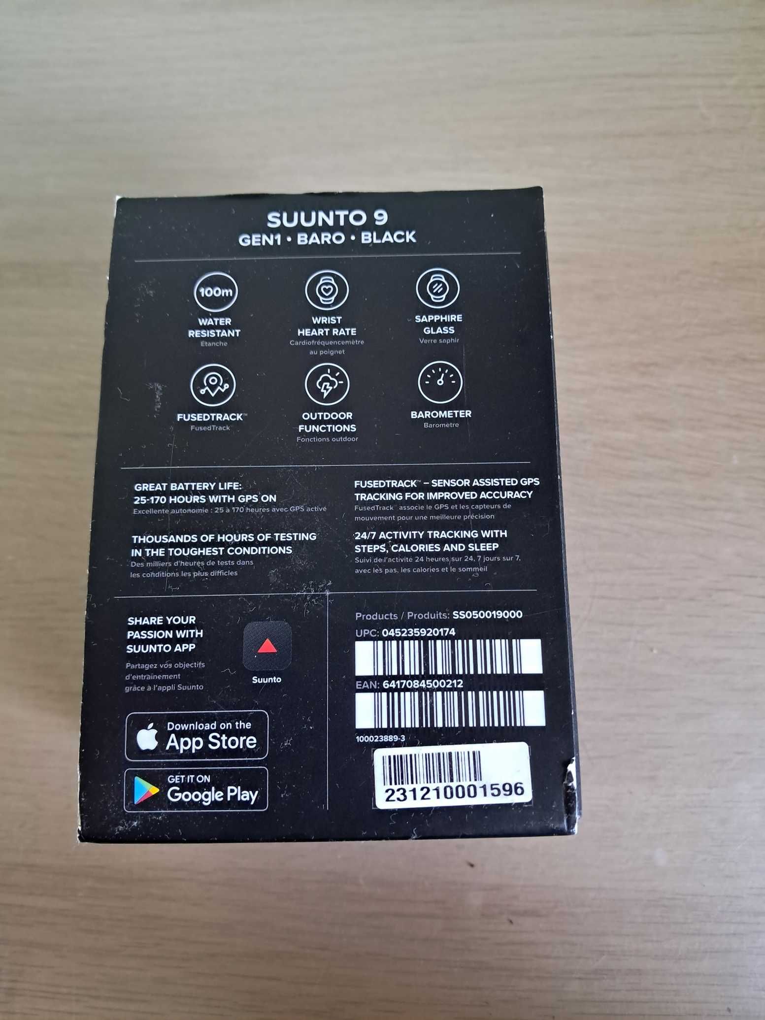 Suunto 9 Baro  - jak nowy