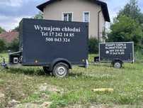 WYNAJEM CHŁODNI ŁAŃCUT mobilna chłodnia przyczepa komunia / wesele