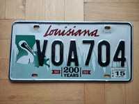 Tablica Louisiana USA, 200lat, duży pelikan!