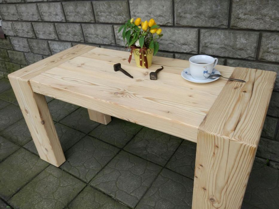 stół ze starego drewna loft style