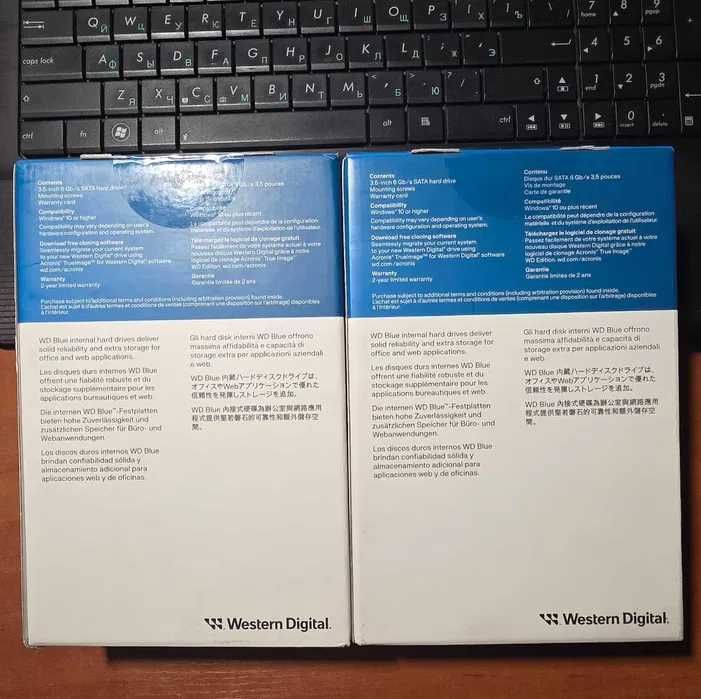 Zestaw 2× Dysk twardy WD Blue 12TB 3.5" HDD SATA 6 Gb/s 7200RPM – Nowe