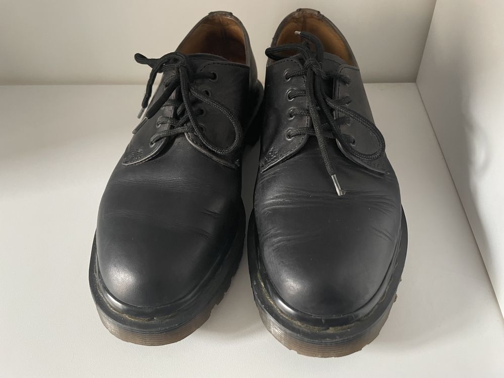 Czarne półbuty dr.Martens oryginalne skórzane do kostki 37,5