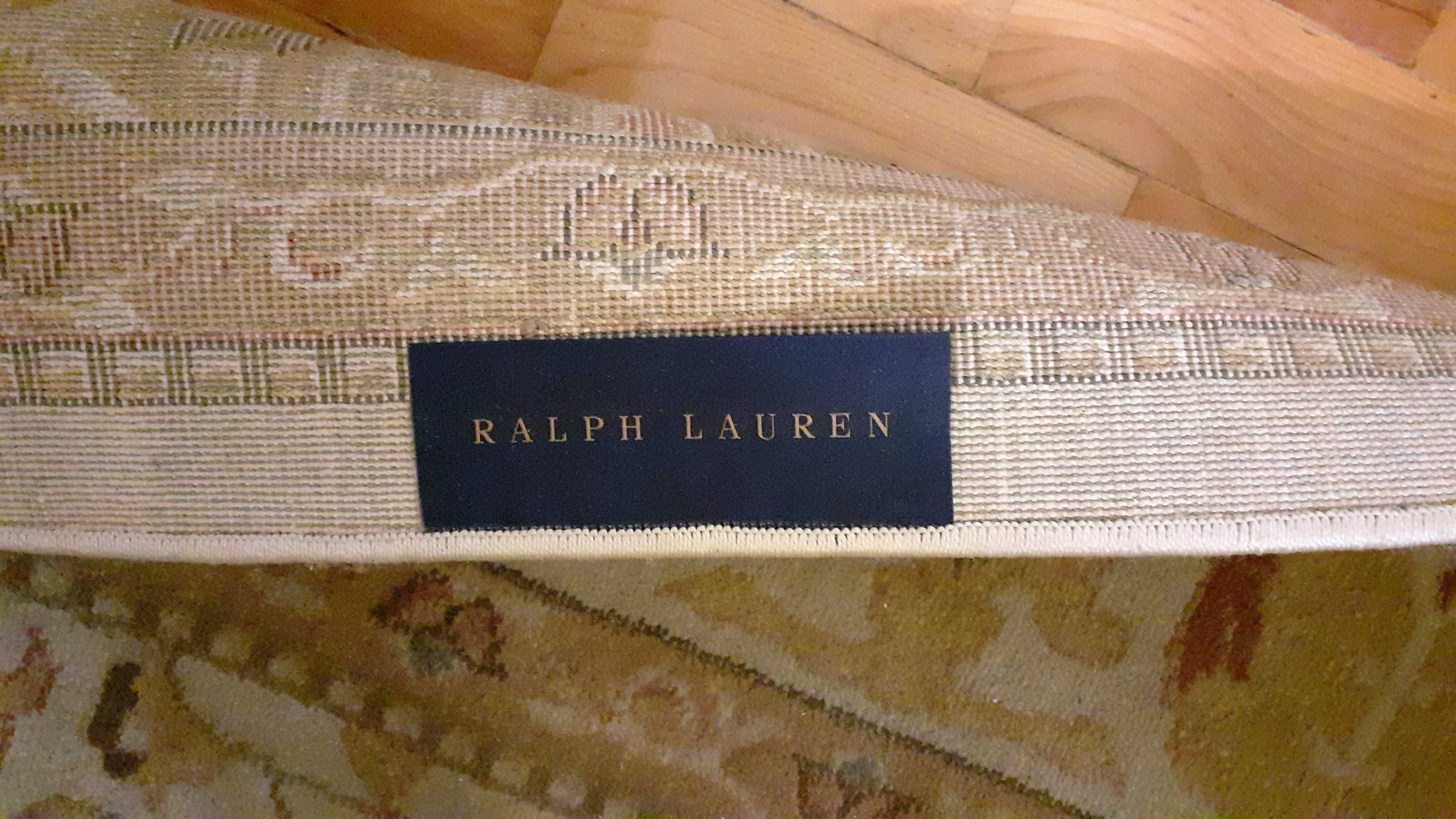 Tapete Ralph Lauren Alaranjado Ornamento Sepia Lã Creme(335cm x 245cm)