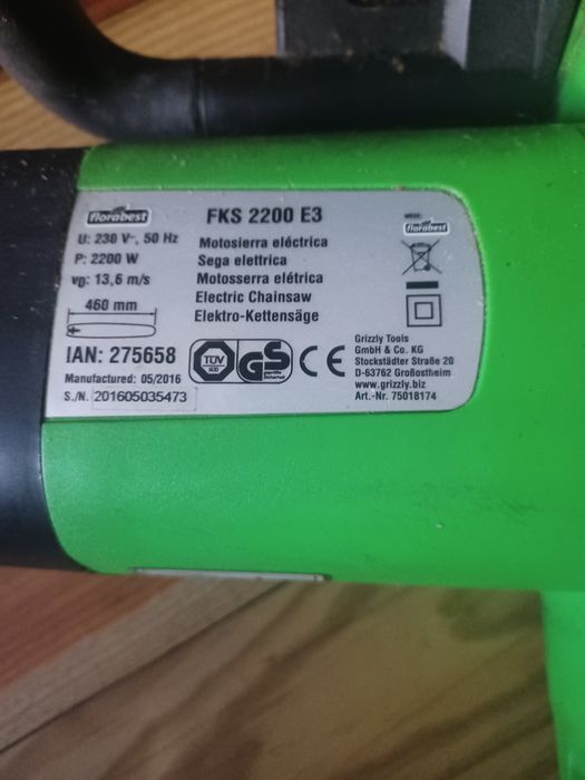 Motoserra elétrica florabest FKS 2200 E3