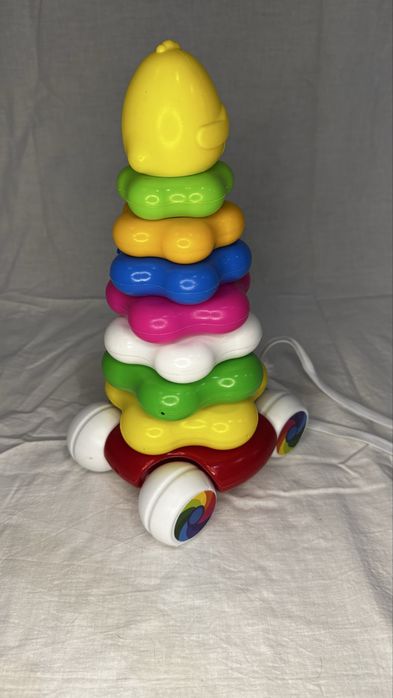 Дитяча пірамідка пластмасова