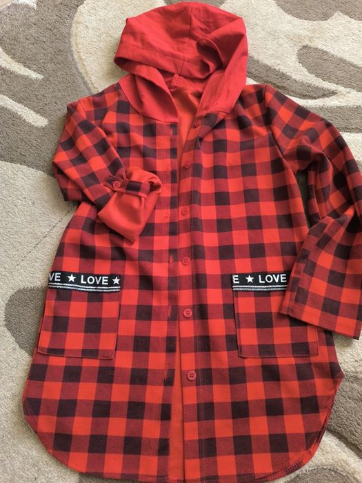 Рубашка дитяча подовжена 7-9років